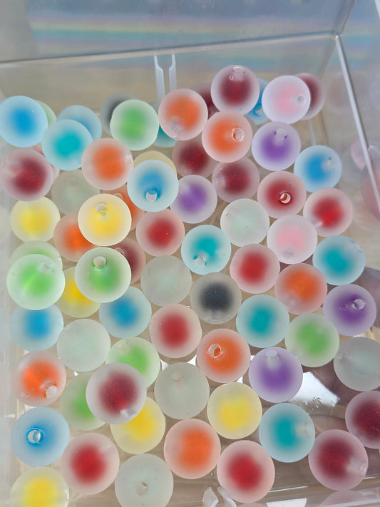 Frosted Candy Core Beads β Mixed Colors