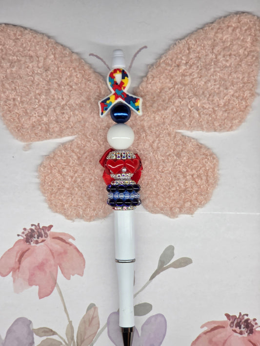 Ember Ink | White Ribbon Autism Awareness