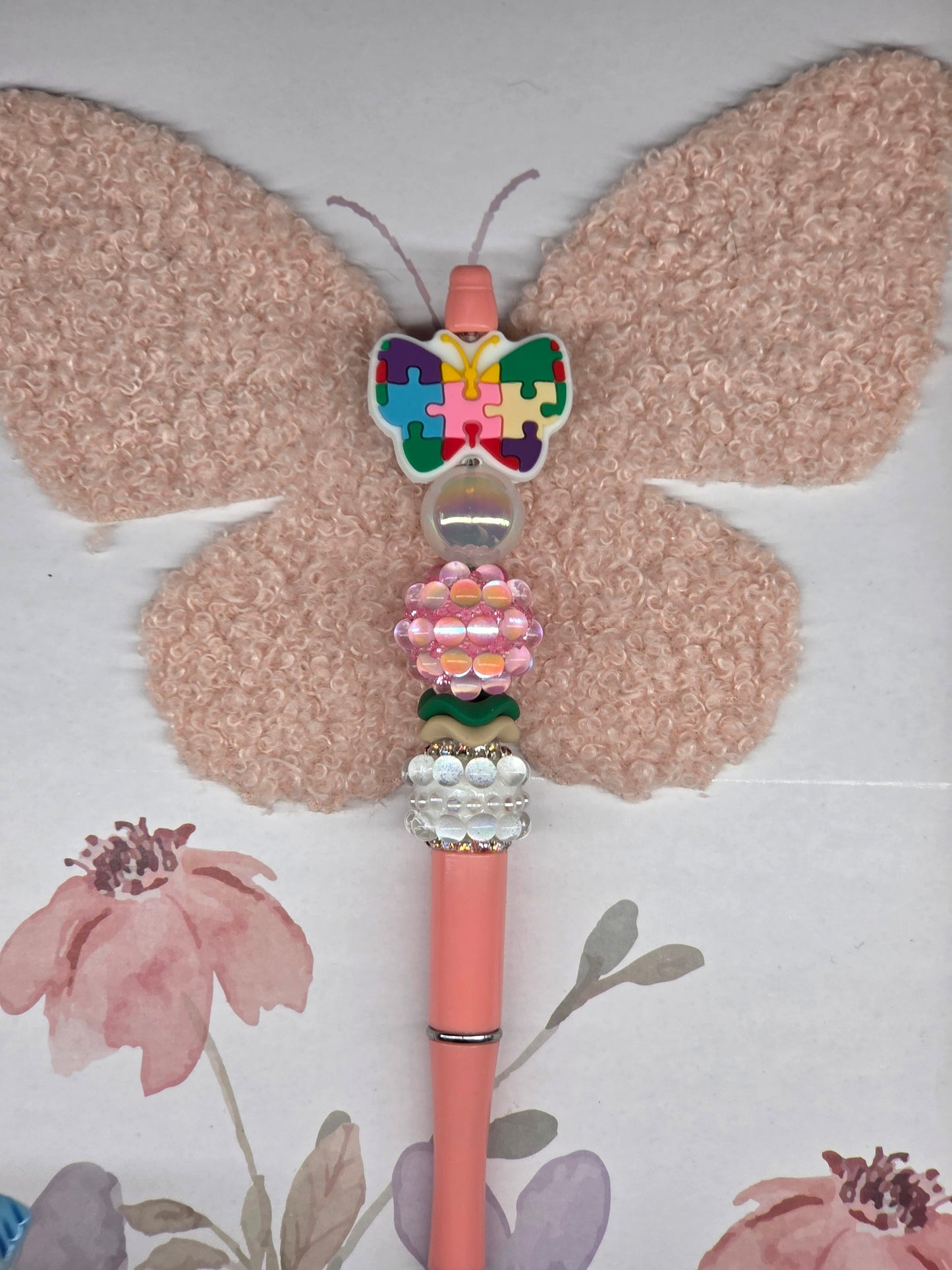 Ember Ink | Pink Butterfly Autism Awareness
