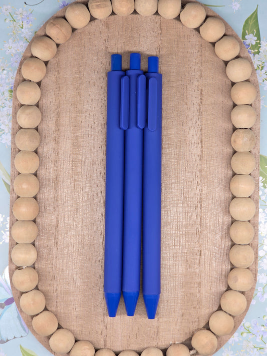 Smooth Glide Matte Click Pen – Customizable & Bling-Ready